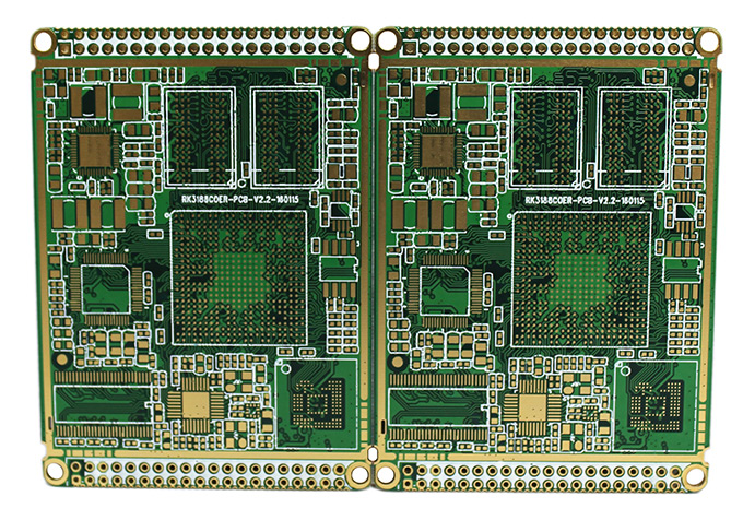 6层阻抗半孔细密线路PCB电路板_导航仪SMT贴片加工厂