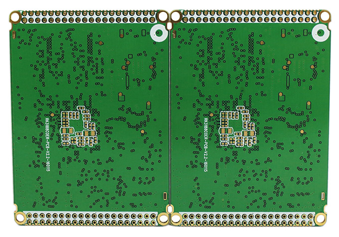 6层阻抗半孔细密线路PCB电路板_导航仪SMT贴片加工厂